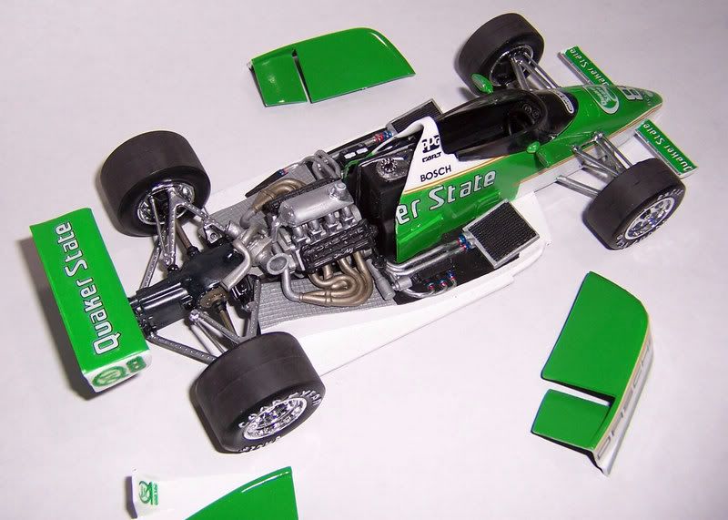 Quaker State Porsche March of Teo Fabi Open Wheel Racing Modeling